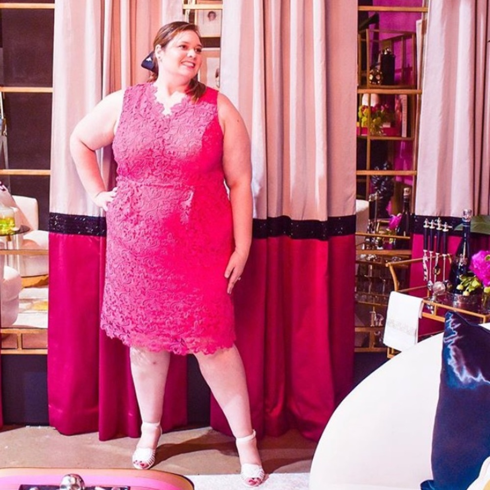 Pink Lace Dress